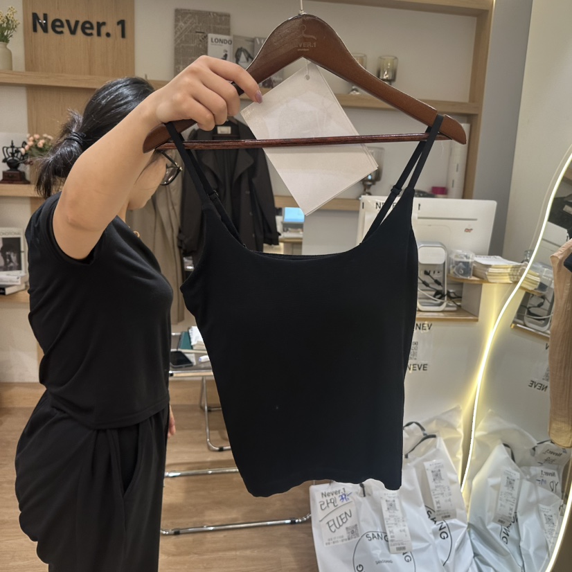 NEVER.1東大門㊣直郵女裝新品休閑25春夏推薦熱賣吊帶背心NEVER.1吊帶/背心
