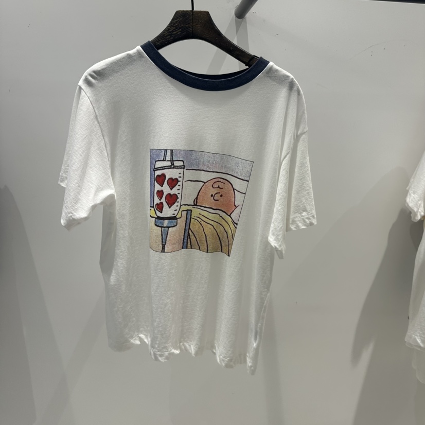 JANE BIRKIN韓國直郵㊣女士新款25春夏休閑時尚真品推薦T恤JANE BIRKIN設計師品牌T恤圖色2