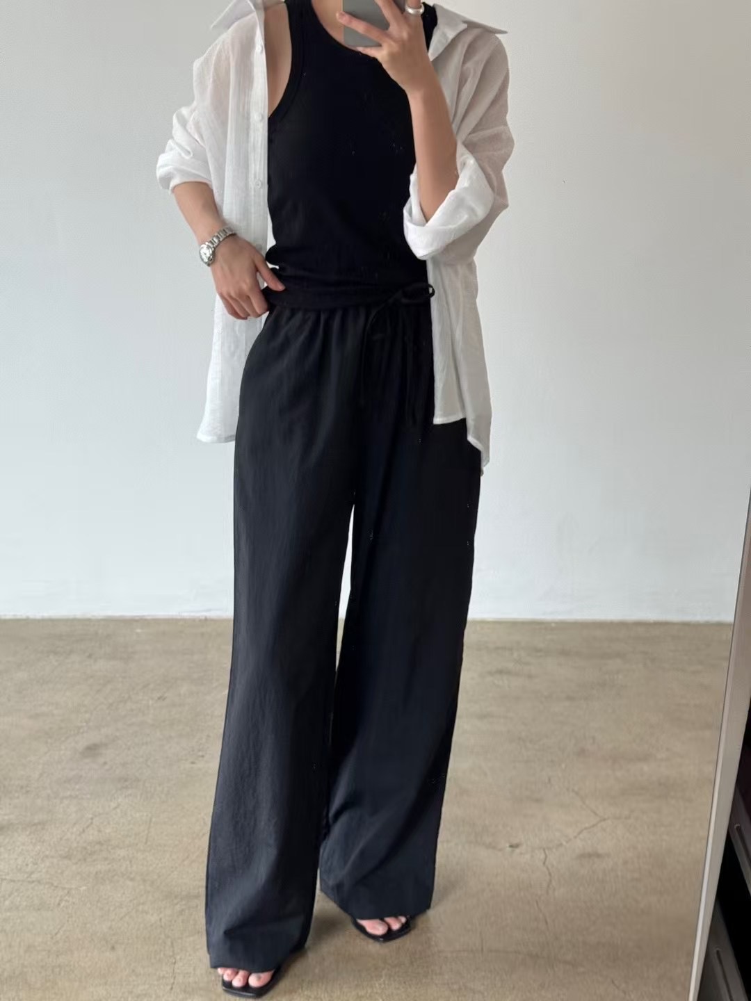 around110東大門㊣直郵女裝新款職業推薦時尚25春夏熱賣休閑褲around110休閑褲圖色2