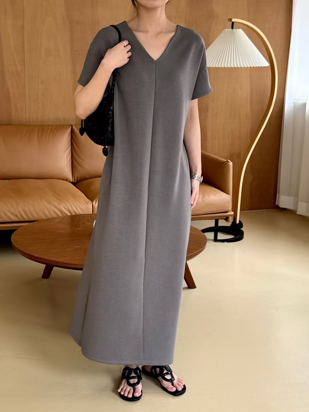 around110東大門㊣實拍女裝新品時尚真品熱賣職業休閑連衣裙around110連衣裙圖色4