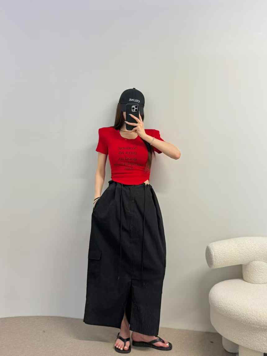 BLACK BABI東大門㊣直郵女裝新款休閑人氣真品25春夏時尚T恤BLACK BABIT恤