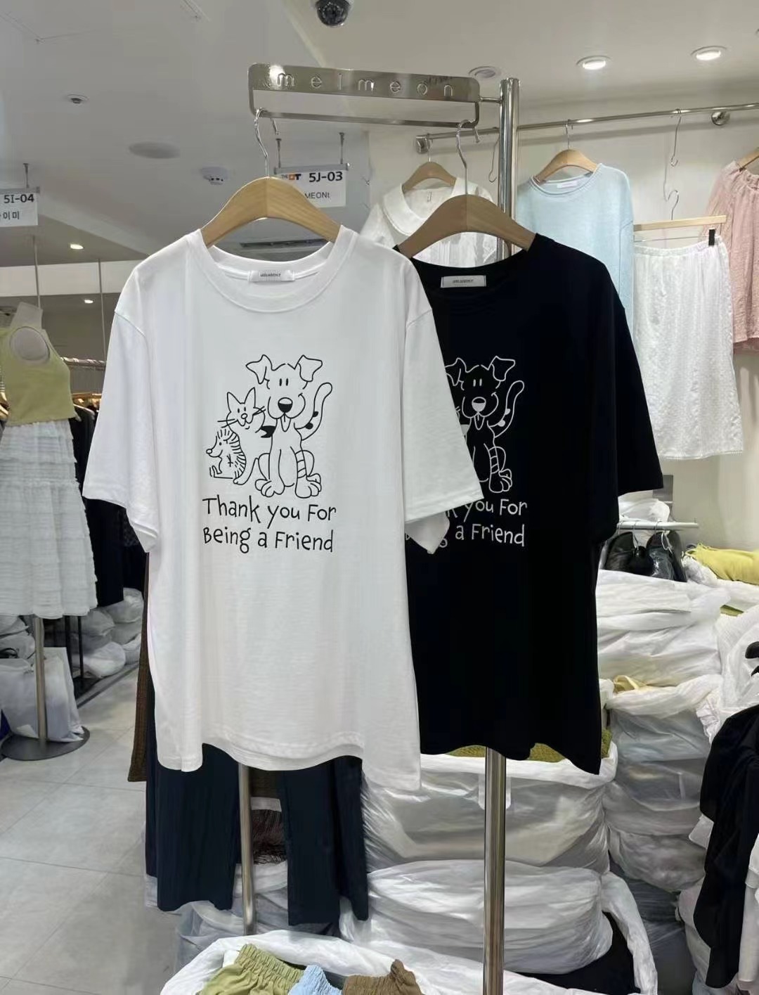 MELMEONT東大門㊣實拍女裝新品真品職業休閑25春夏時尚推薦T恤MELMEONTT恤