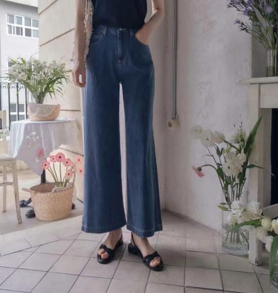 BEE韓國直郵㊣女裝新款25春夏真品人氣熱賣休閑時尚推薦牛仔褲BEE牛仔褲