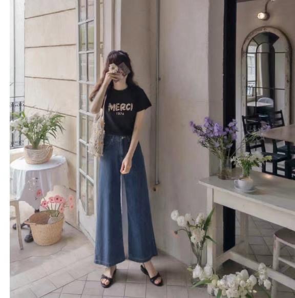 BEE韓國直郵㊣女裝新款25春夏真品人氣熱賣休閑時尚推薦牛仔褲BEE牛仔褲