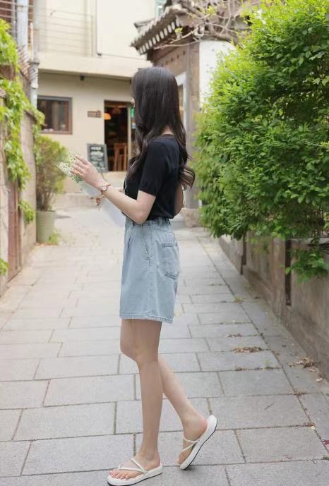 BEE東大門㊣直郵女裝新款25春夏熱賣人氣休閑時尚推薦職業短褲BEE短褲