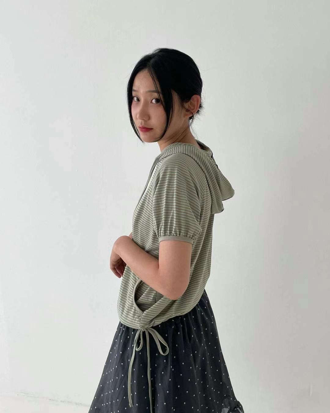 TREEAN-트리안-T東大門㊣實拍女裝新款休閑25春夏人氣T恤TREEANT恤
