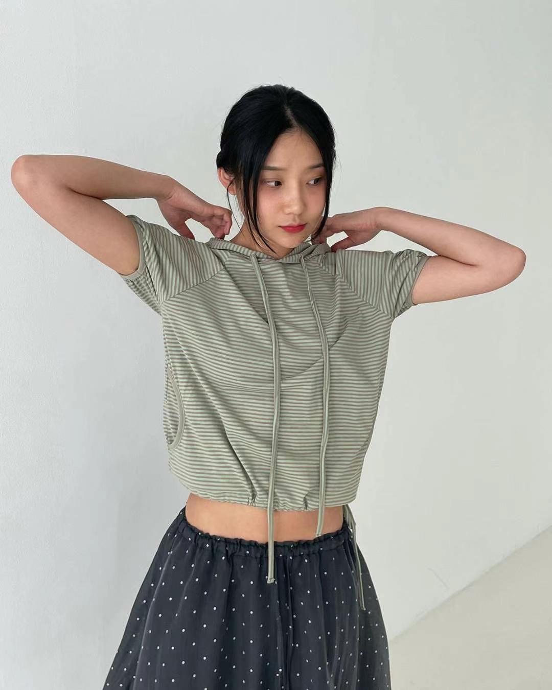 TREEAN-트리안-T東大門㊣實拍女裝新款休閑25春夏人氣T恤TREEANT恤圖色1