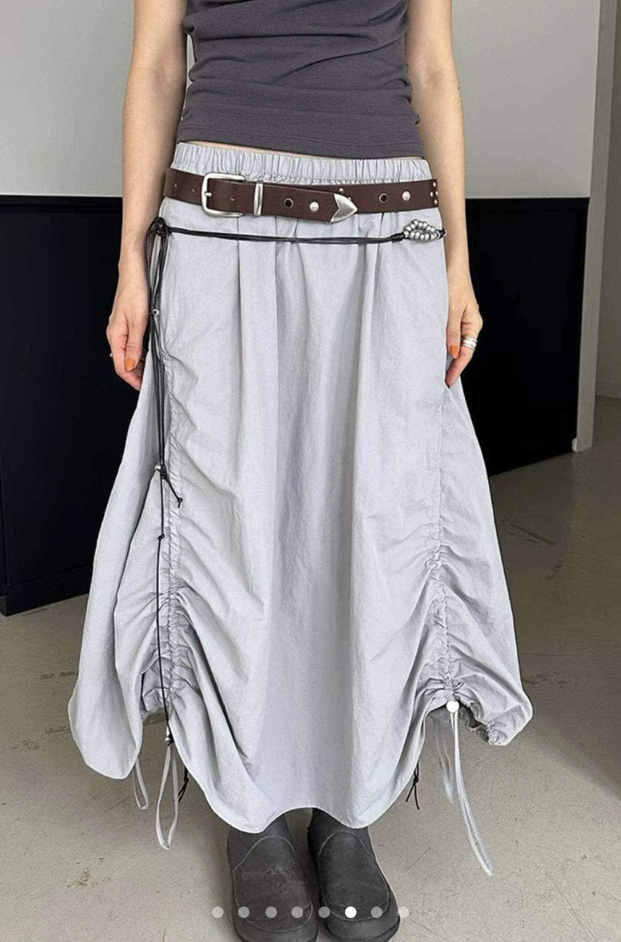 UNSANE東大門㊣直郵女士新款推薦時尚熱賣真品職業休閑長裙UNSANE長裙