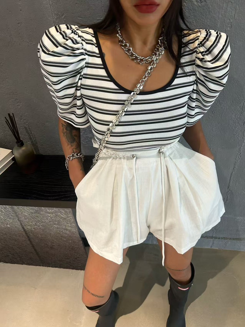 BLACK BABI東大門㊣代購女士新款休閑熱賣時尚職業推薦短褲BLACK BABI短褲圖色2