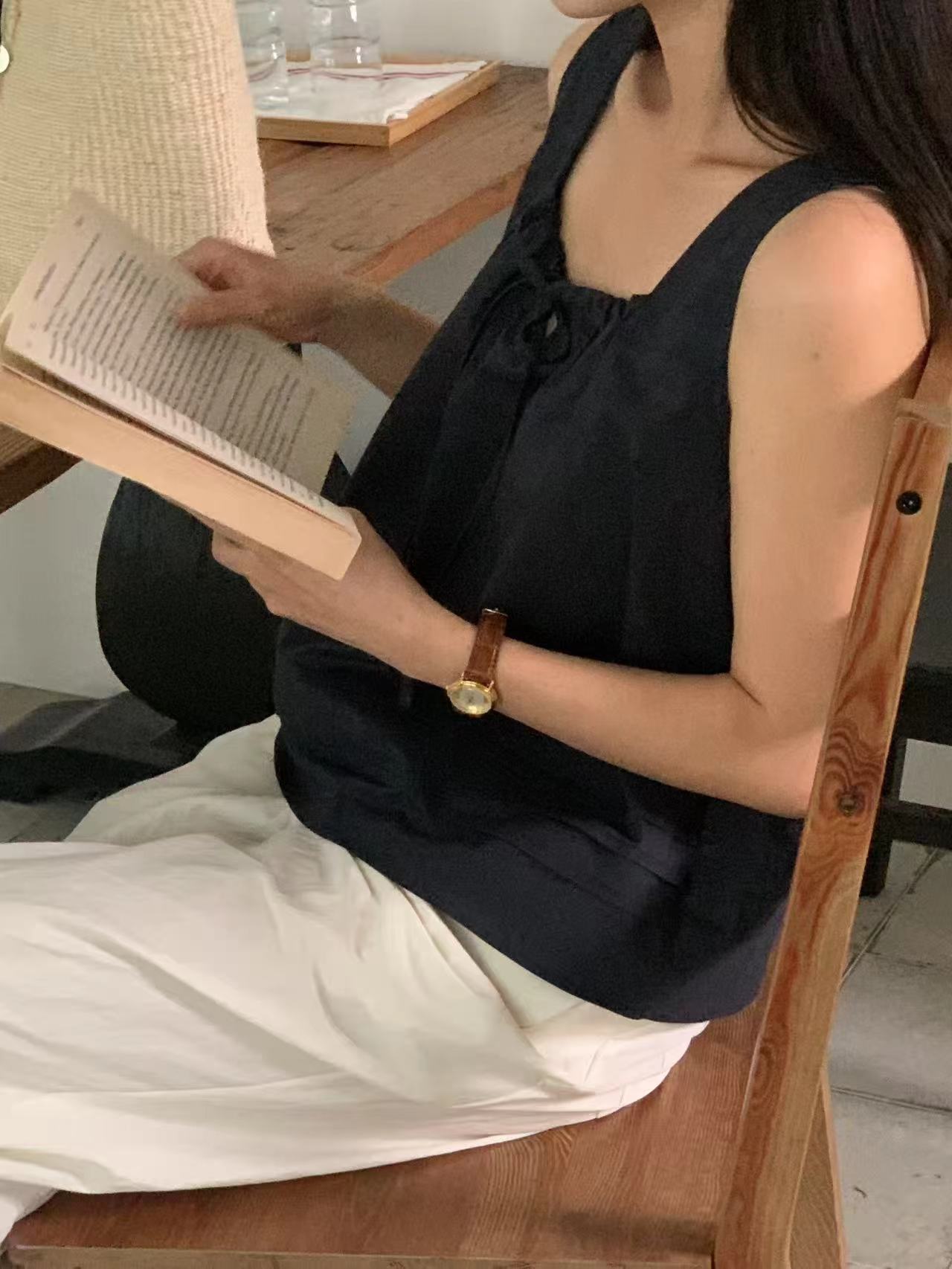 BILLOW東大門㊣實拍女士新品時尚職業休閑人氣25春夏吊帶背心BILLOW吊帶/背心