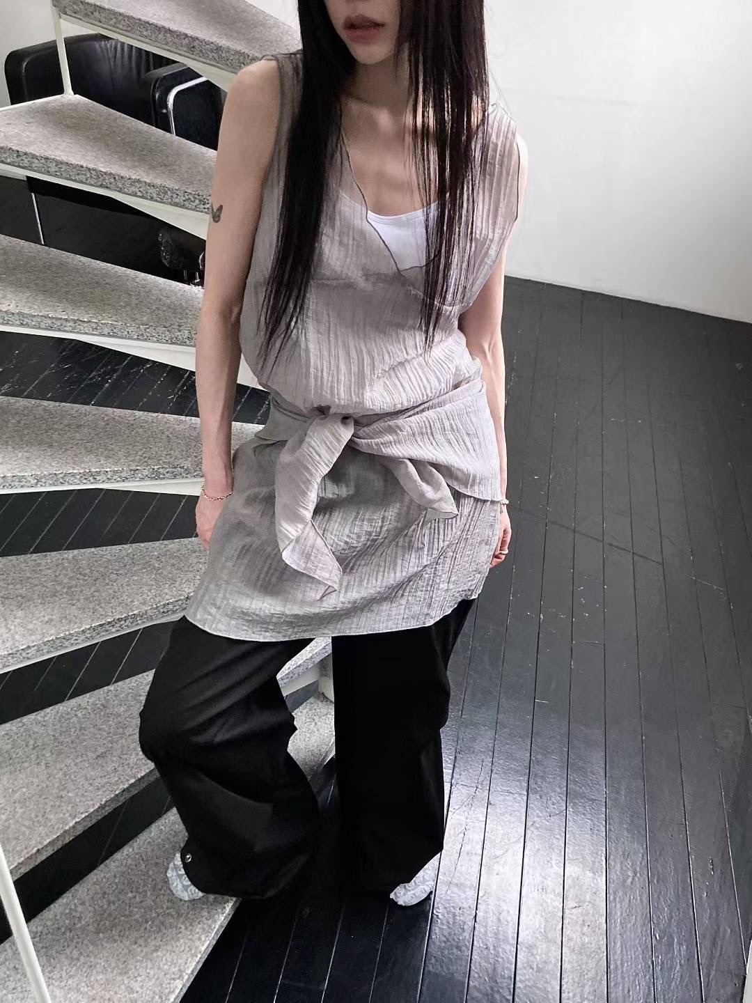 UNSANE東大門㊣實拍女士新品職業25春夏推薦人氣連衣裙柔軟UNSANE連衣裙