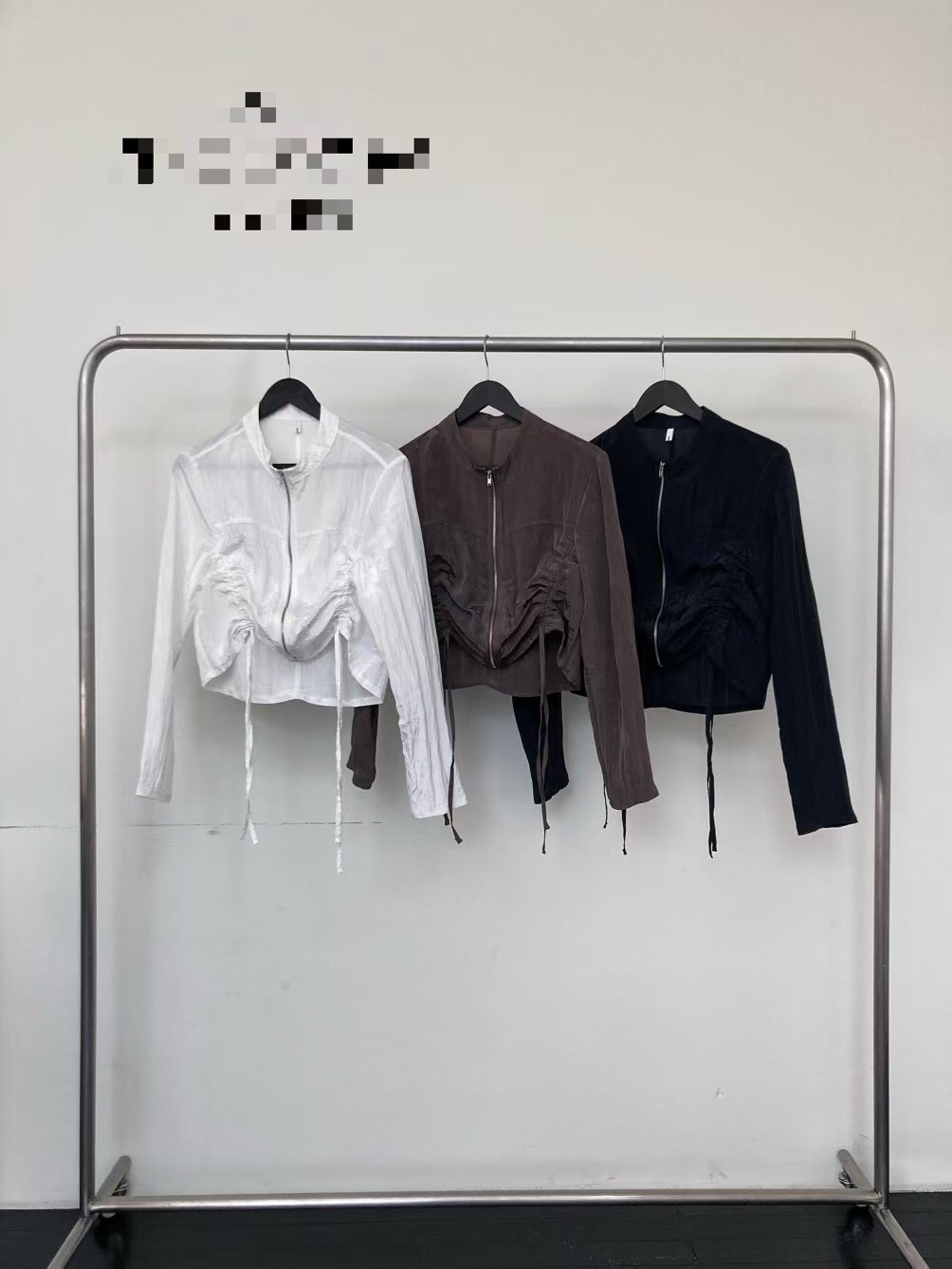 UNSANE東大門㊣實拍女裝新品真品職業熱賣休閑25春夏時尚夾克UNSANE夾克圖色3左三色