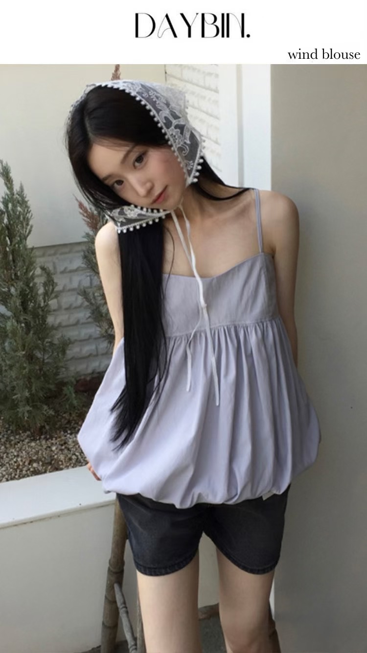 UNSANE韓國代購㊣女裝新款職業休閑熱賣推薦25春夏吊帶背心UNSANE吊帶/背心
