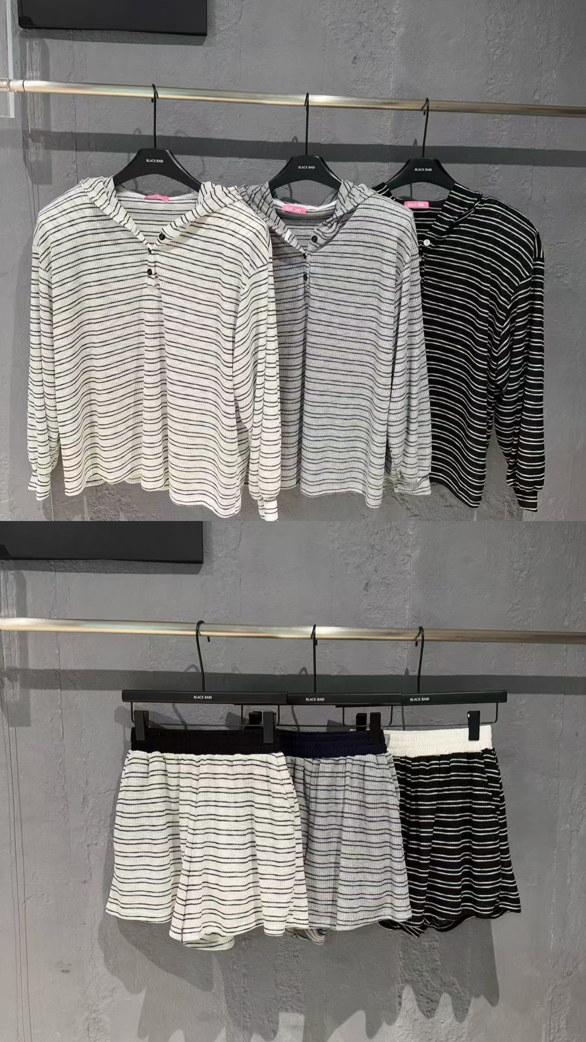 BLACK BABI韓國直郵㊣女士新品推薦職業25春夏休閑套裝套裝BLACK BABI套裝