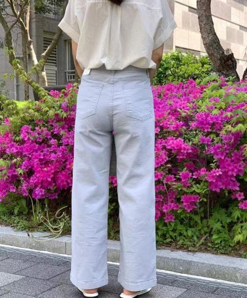 BEE東大門㊣代購女裝新品熱賣人氣職業休閑推薦真品25春夏牛仔褲BEE牛仔褲
