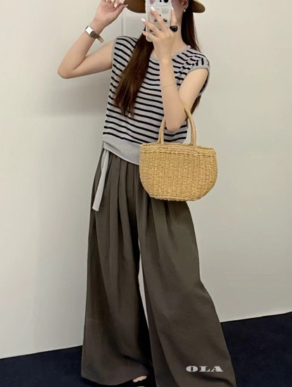 OLA韓國代購㊣女裝新品休閑推薦熱賣25春夏職業人氣吊帶背心mellor/OLA吊帶/背心