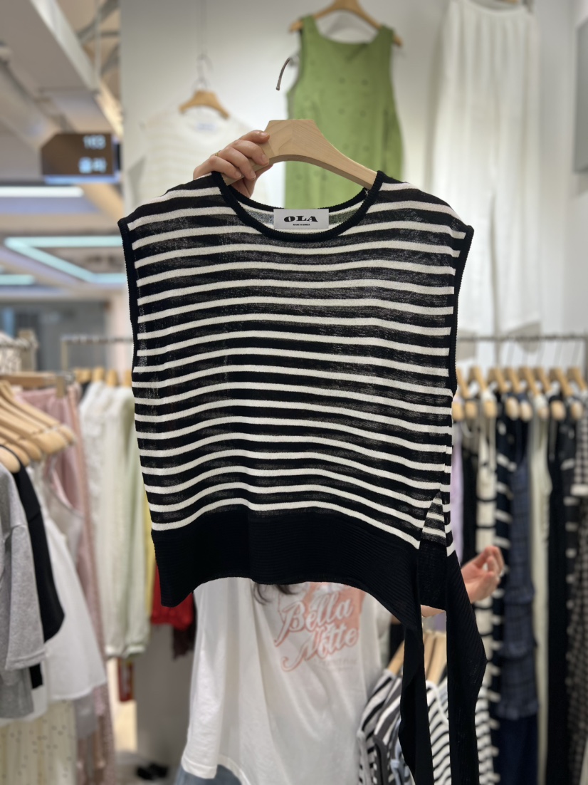 OLA韓國代購㊣女裝新品休閑推薦熱賣25春夏職業人氣吊帶背心mellor/OLA吊帶/背心圖色5