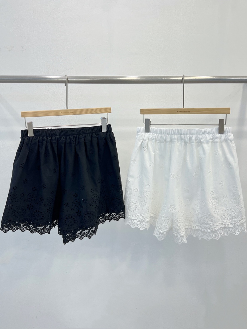 MAISONDEGLORY韓國直郵㊣女裝新款職業真品推薦休閑短褲蕾絲MAISON DE GLORY短褲
