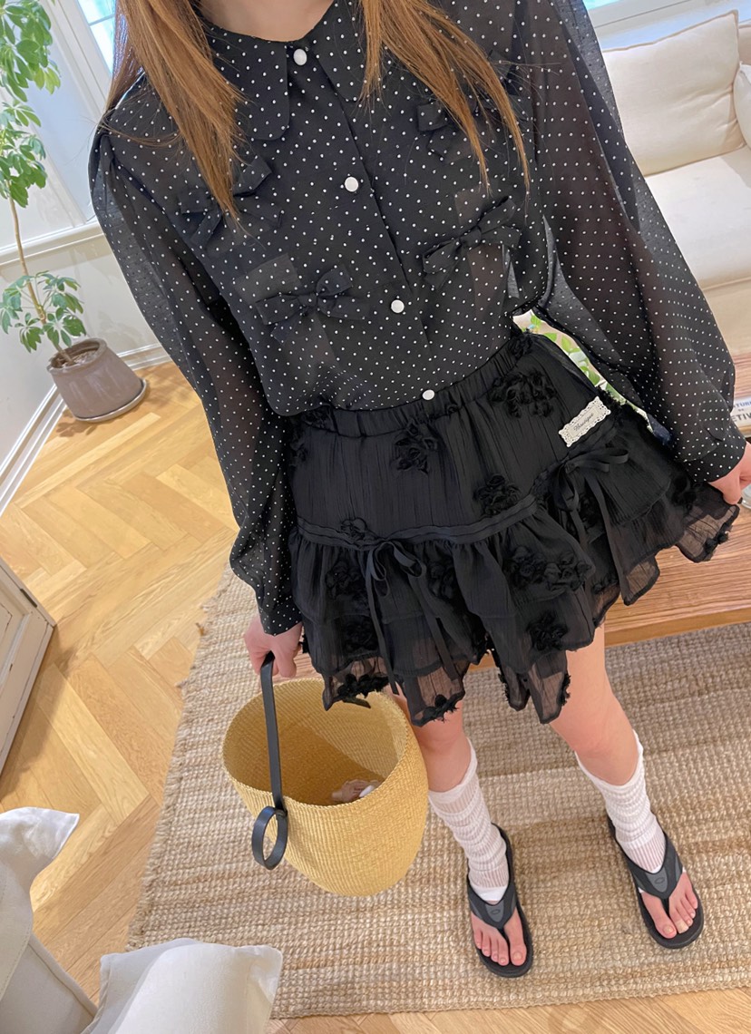 BOUTIQUE-L韓國直郵㊣女士新品人氣職業時尚休閑襯衫蕾絲衫BOUTIQUE-L襯衫/蕾絲衫