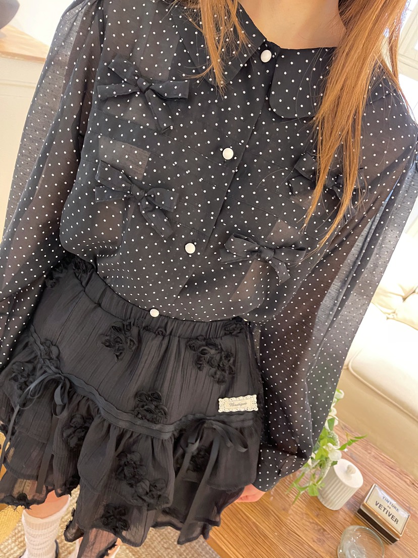BOUTIQUE-L韓國直郵㊣女士新品人氣職業時尚休閑襯衫蕾絲衫BOUTIQUE-L襯衫/蕾絲衫