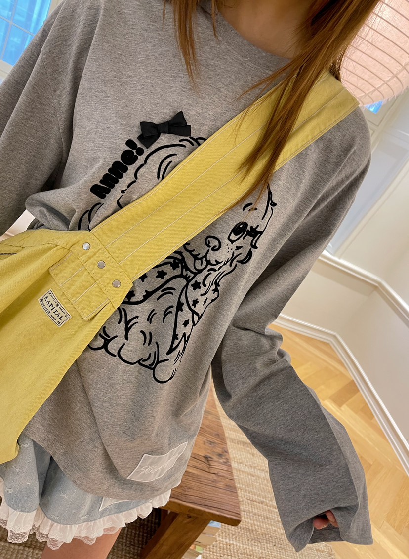 BOUTIQUE-L東大門㊣實拍女裝新款職業推薦熱賣25春夏長袖T恤BOUTIQUE-L長袖T恤圖色2