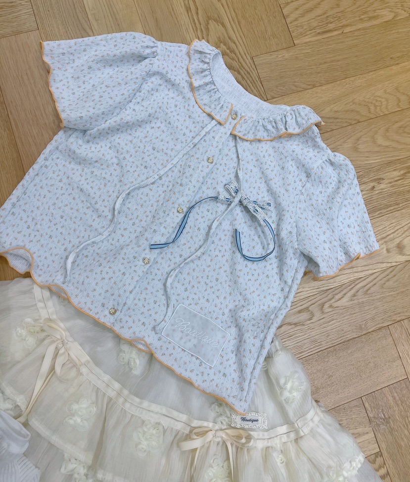 BOUTIQUE-L東大門㊣代購女裝新款熱賣休閑推薦時尚襯衫蕾絲衫BOUTIQUE-L襯衫/蕾絲衫圖色2