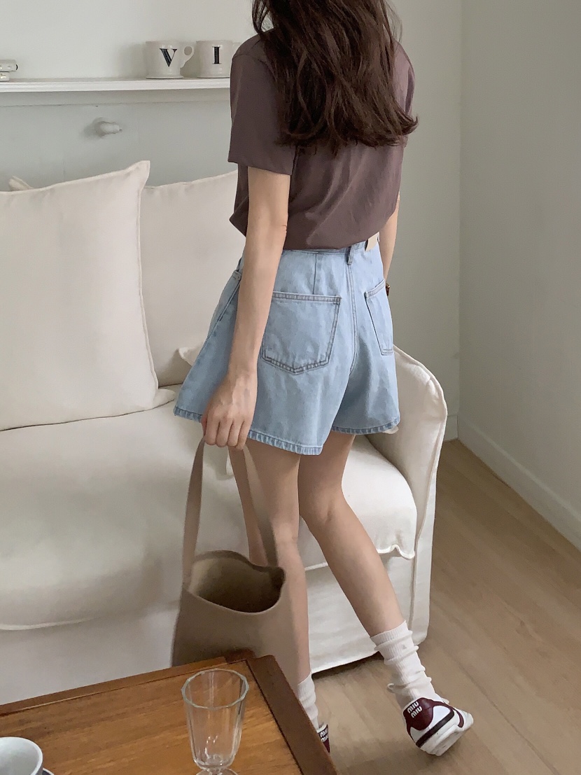 FORMSTUDIO東大門㊣實拍女裝新品時尚人氣熱賣推薦短褲喇叭FORMSTUDIO短褲