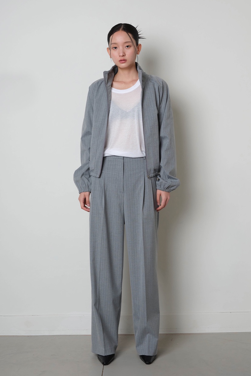 GENTLE B東大門㊣直郵女裝新品休閑人氣25春夏夾克高領條紋GENTLE B夾克
