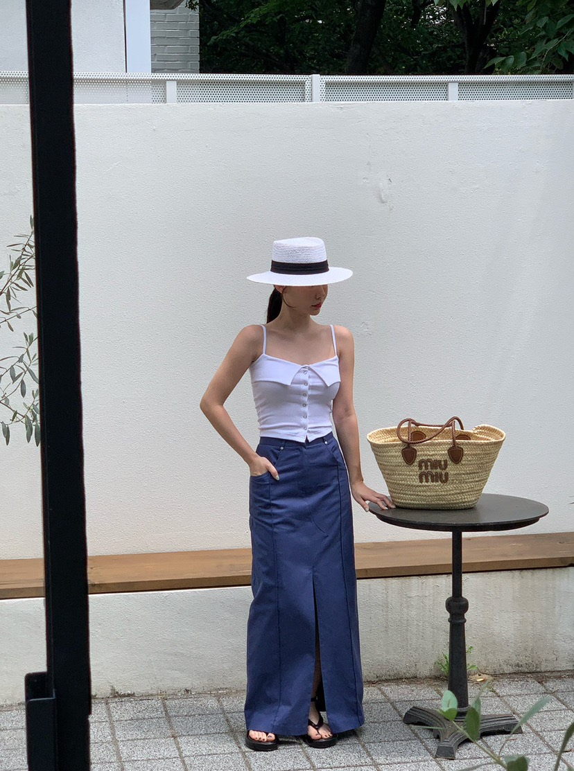 REVE CITE-L東大門㊣代購女士新款時尚推薦真品人氣吊帶背心REVE CITE吊帶/背心