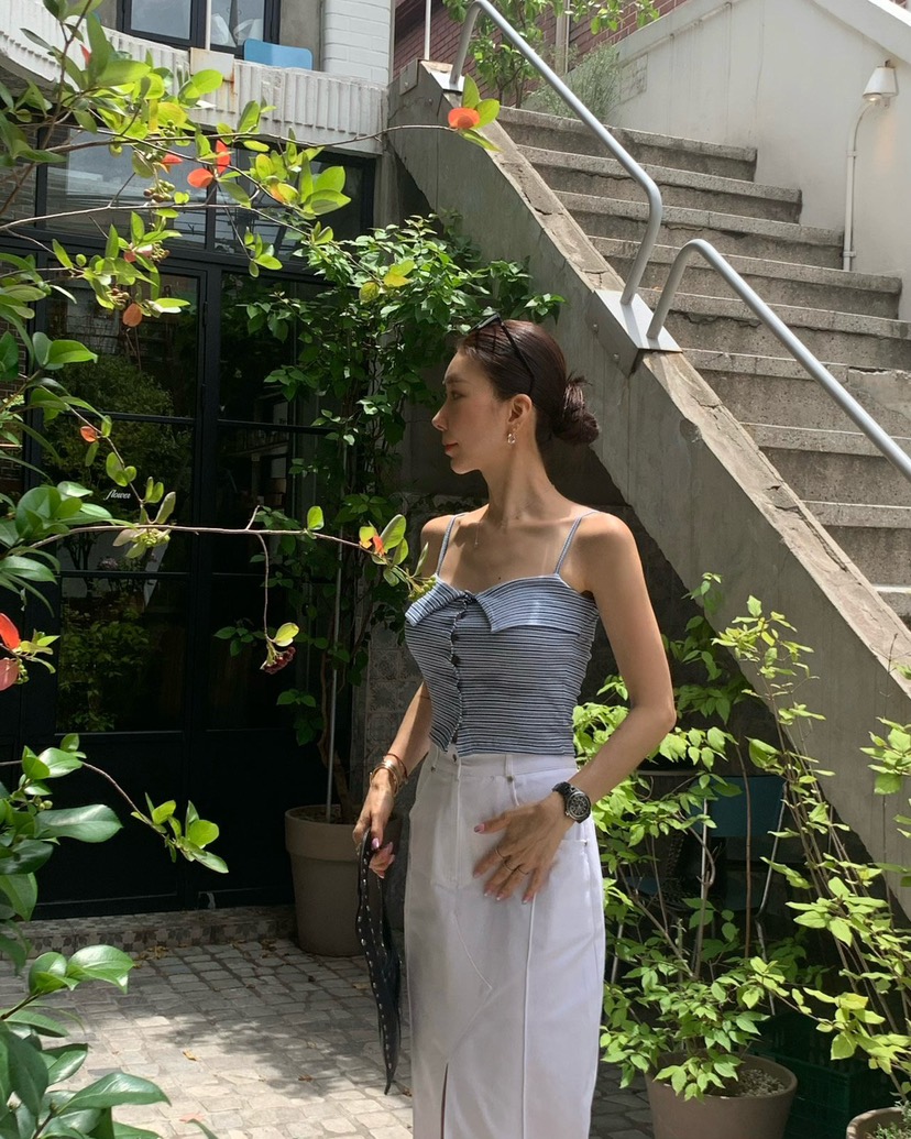 REVE CITE-L東大門㊣代購女士新款時尚推薦真品人氣吊帶背心REVE CITE吊帶/背心