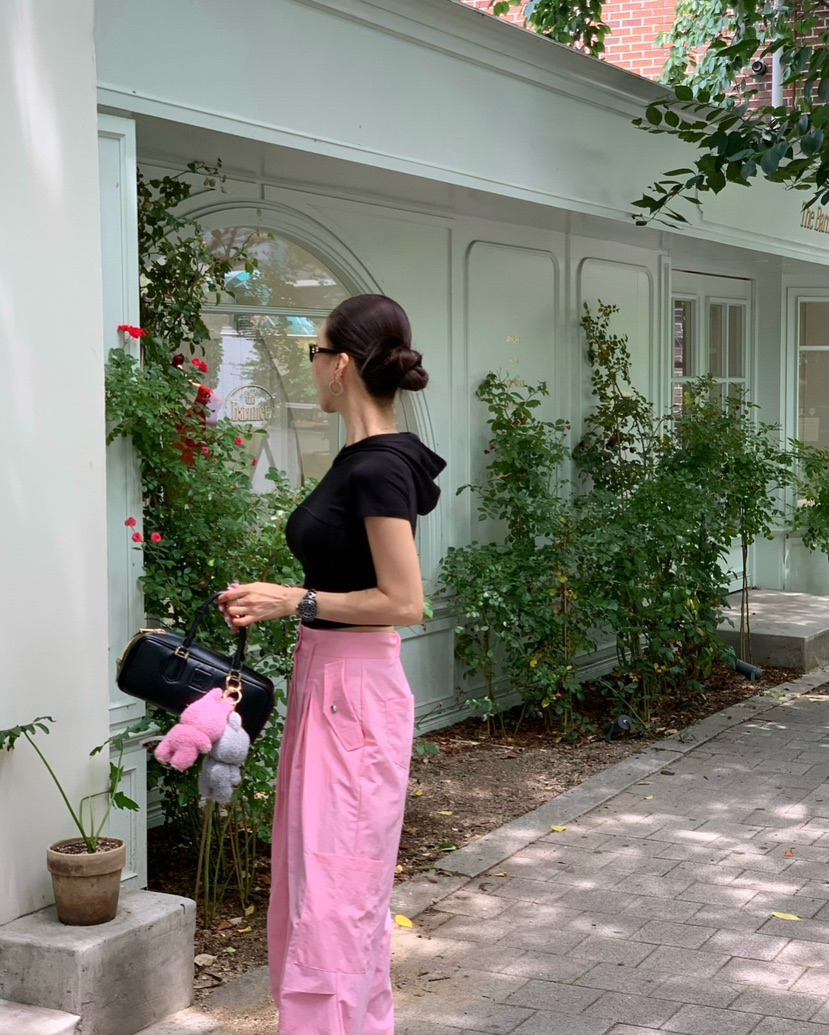 REVE CITE-L韓國代購㊣女士新品25春夏人氣時尚T恤連帽衫REVE CITET恤