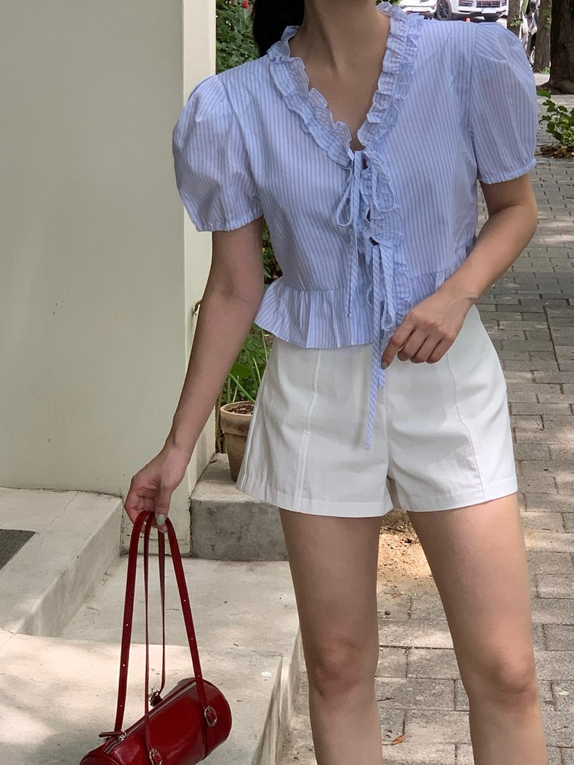 REVE CITE-L東大門㊣直郵女士新款推薦休閑人氣25春夏短褲REVE CITE短褲