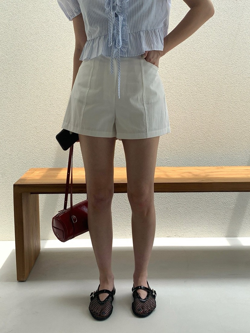 REVE CITE-L東大門㊣直郵女士新款推薦休閑人氣25春夏短褲REVE CITE短褲