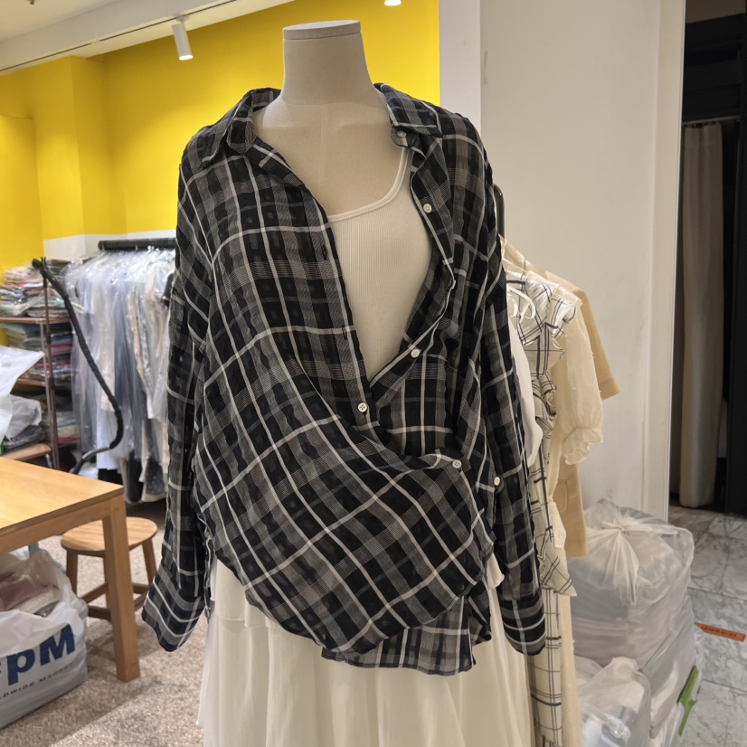 LE MASTERPLACE東大門㊣代購女士新品熱賣真品休閑襯衫蕾絲衫Le masterpiece襯衫/蕾絲衫圖色1