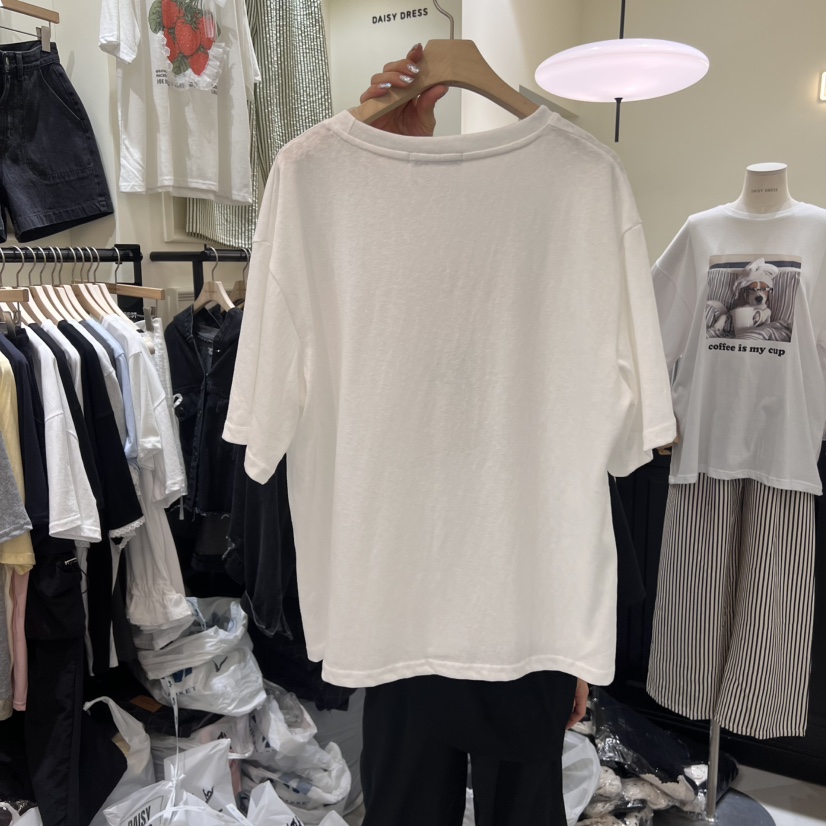 DAISY DRESS韓國代購㊣女裝新款真品時尚25春夏休閑推薦T恤DAISY DRESST恤