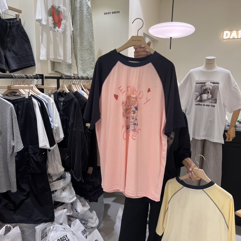 DAISY DRESS東大門㊣直郵女士新品人氣真品推薦25春夏熱賣T恤DAISY DRESST恤圖色3