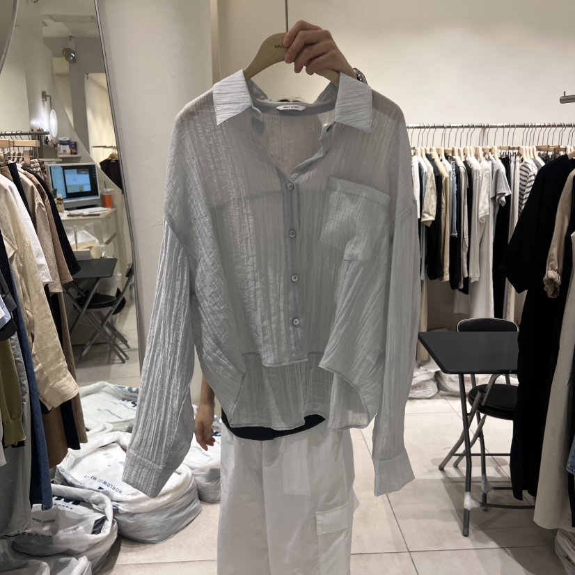 NAVYBURST韓國直郵㊣女士新品人氣推薦休閑職業熱賣襯衫蕾絲衫NAVY BURST襯衫/蕾絲衫圖色3