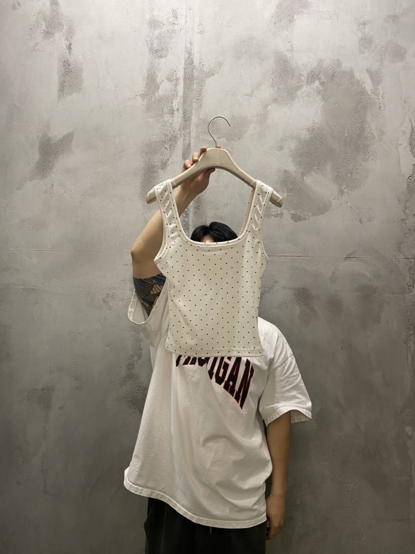 THE VETIVER-A東大門㊣直郵女士新品人氣25春夏真品吊帶背心VETIVER-A吊帶/背心