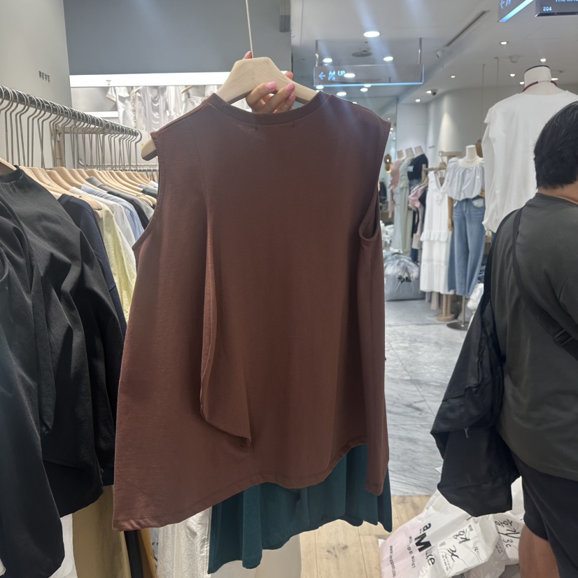 REVE-L韓國代購㊣女裝新款真品人氣熱賣25春夏時尚吊帶背心REVE-L吊帶/背心