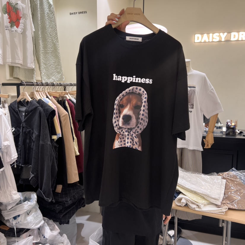 DAISY DRESS東大門㊣直郵女裝新款時尚職業推薦人氣25春夏T恤DAISY DRESST恤圖色2