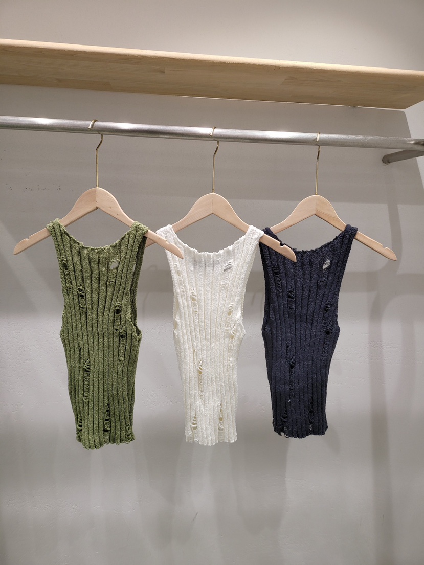 THE OTHER東大門㊣直郵女裝新品25春夏真品休閑吊帶背心復古THE OTHER吊帶/背心