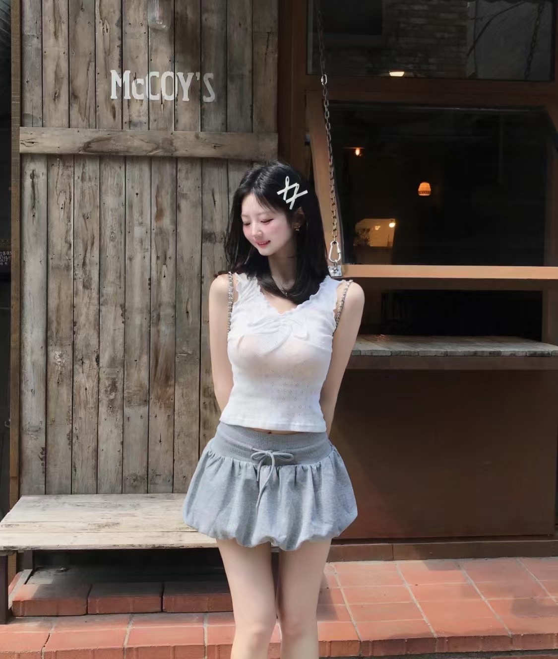 BOUND韓國代購㊣女士新款職業25春夏休閑熱賣推薦人氣時尚T恤BOUNDT恤圖色3