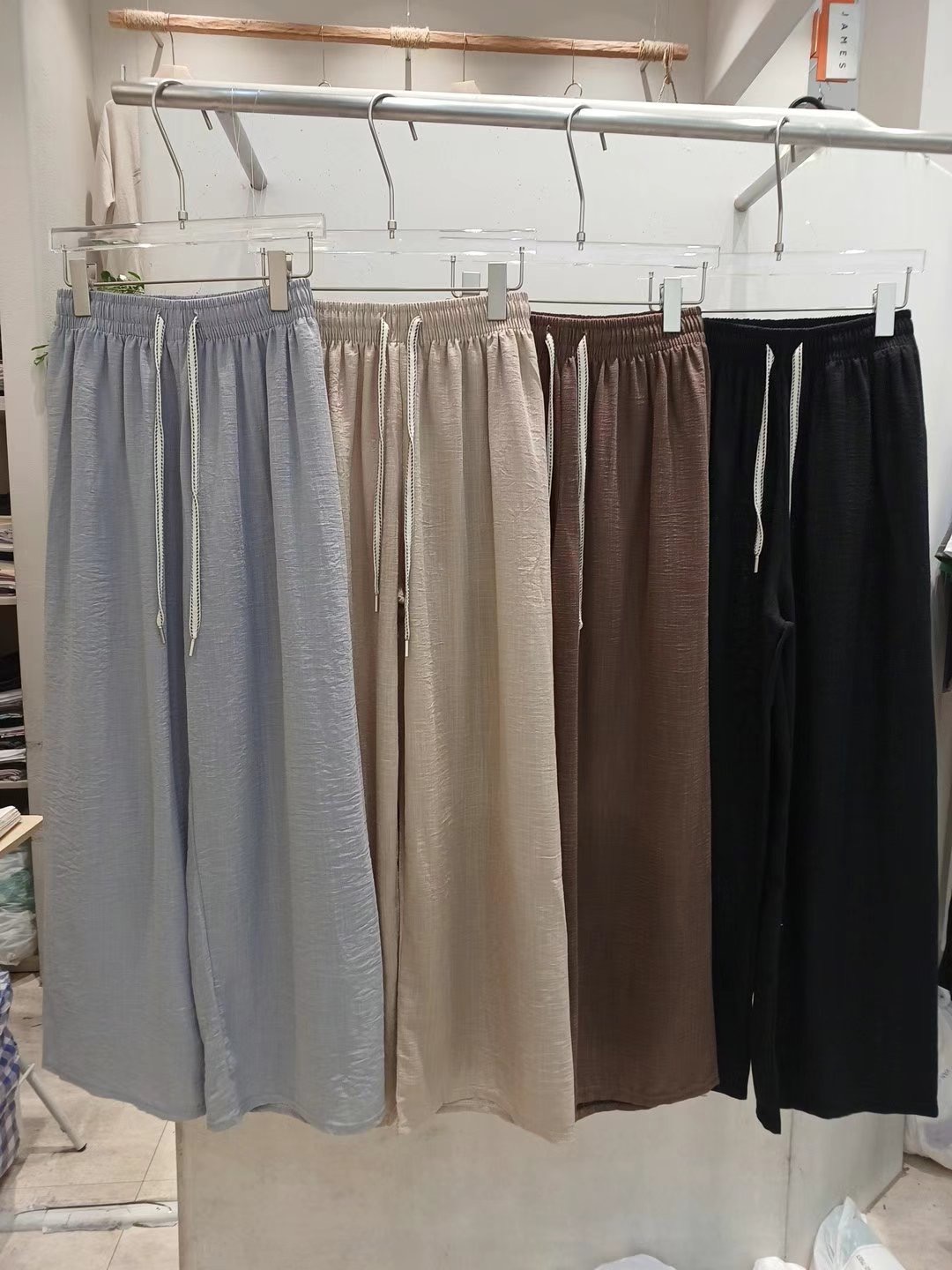 JAMES 제임스東大門㊣直郵女士新品25春夏休閑熱賣推薦休閑褲JAMES休閑褲