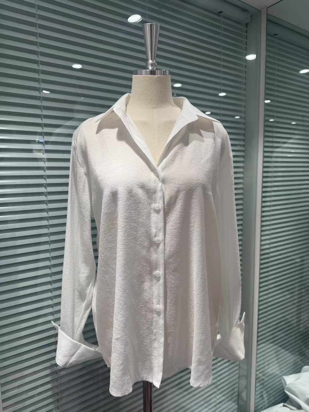 THE BARBARA東大門㊣直郵女裝新品職業推薦襯衫蕾絲衫柔軟THE BARBARA襯衫/蕾絲衫