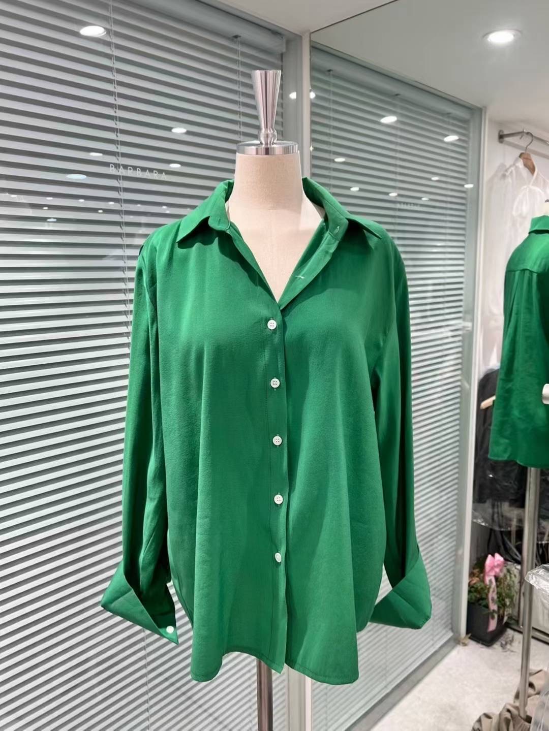 THE BARBARA東大門㊣直郵女裝新品職業推薦襯衫蕾絲衫柔軟THE BARBARA襯衫/蕾絲衫圖色3