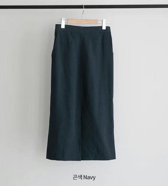 ALLU東大門㊣直郵女裝新款休閑熱賣推薦職業人氣時尚25春夏長裙ALLU長裙圖色2
