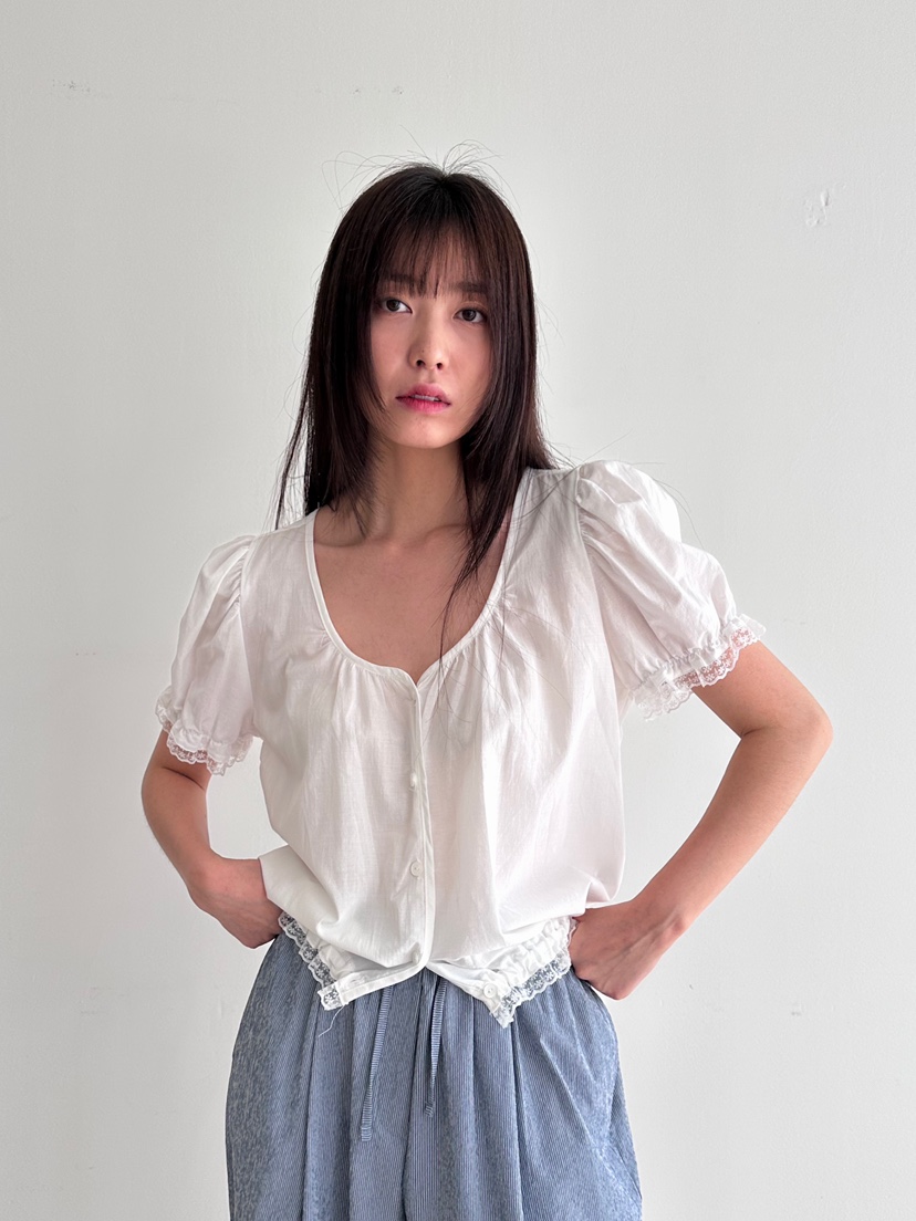 CYLINDER東大門㊣代購女裝新款人氣熱賣職業時尚襯衫蕾絲衫CYLINDER襯衫/蕾絲衫