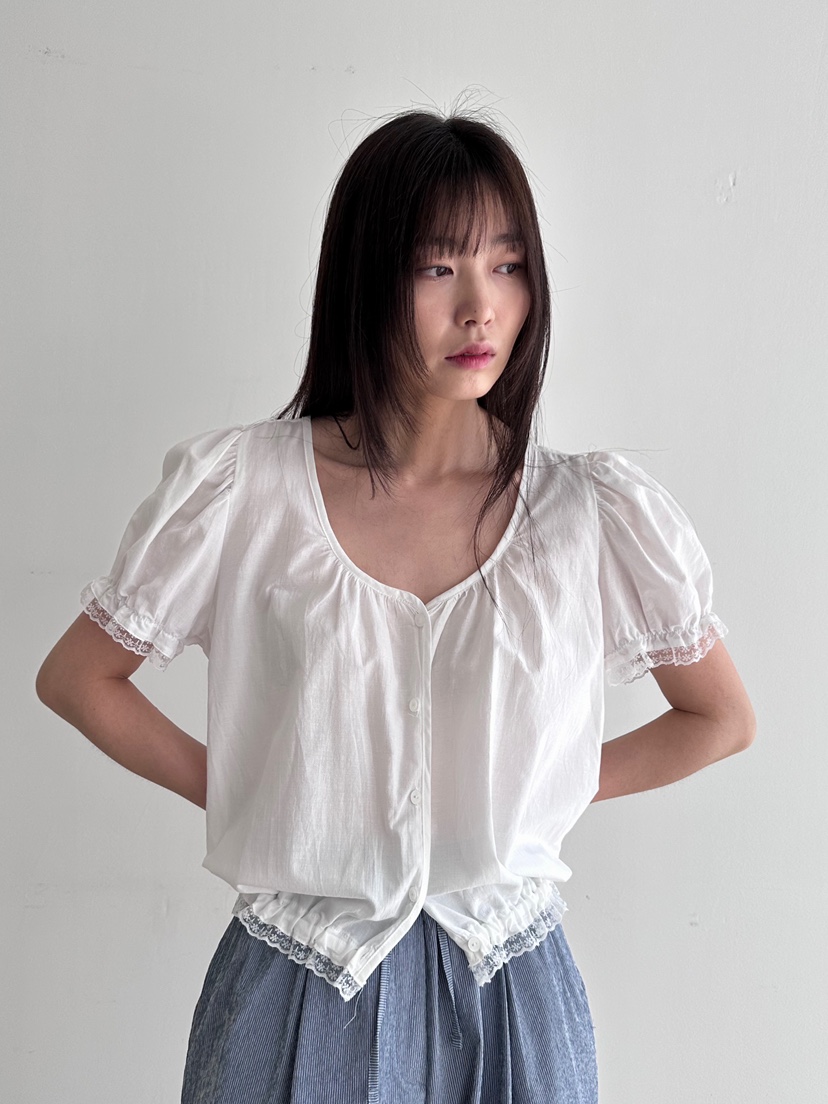 CYLINDER東大門㊣代購女裝新款人氣熱賣職業時尚襯衫蕾絲衫CYLINDER襯衫/蕾絲衫