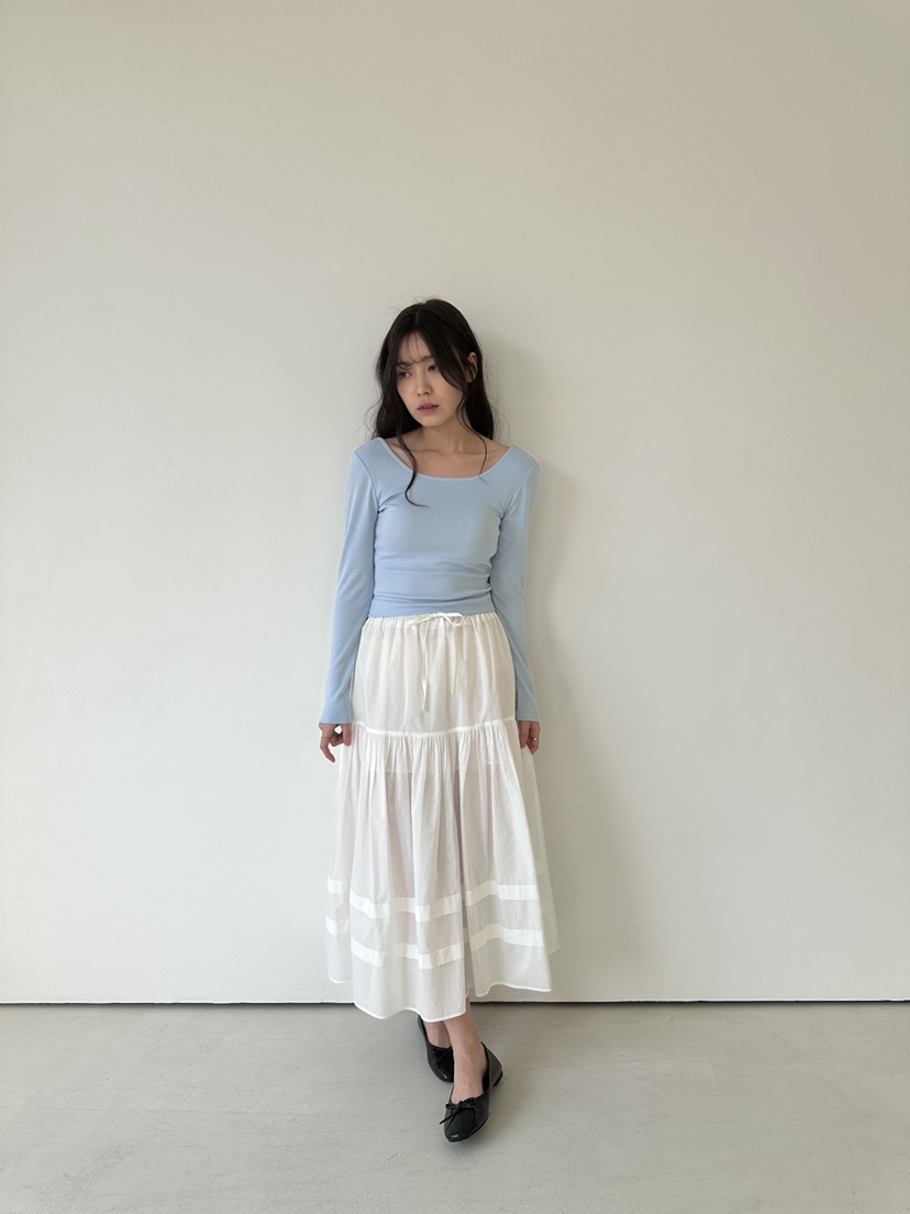 CYLINDER韓國代購㊣女裝新款職業25春夏推薦時尚休閑熱賣長裙CYLINDER長裙