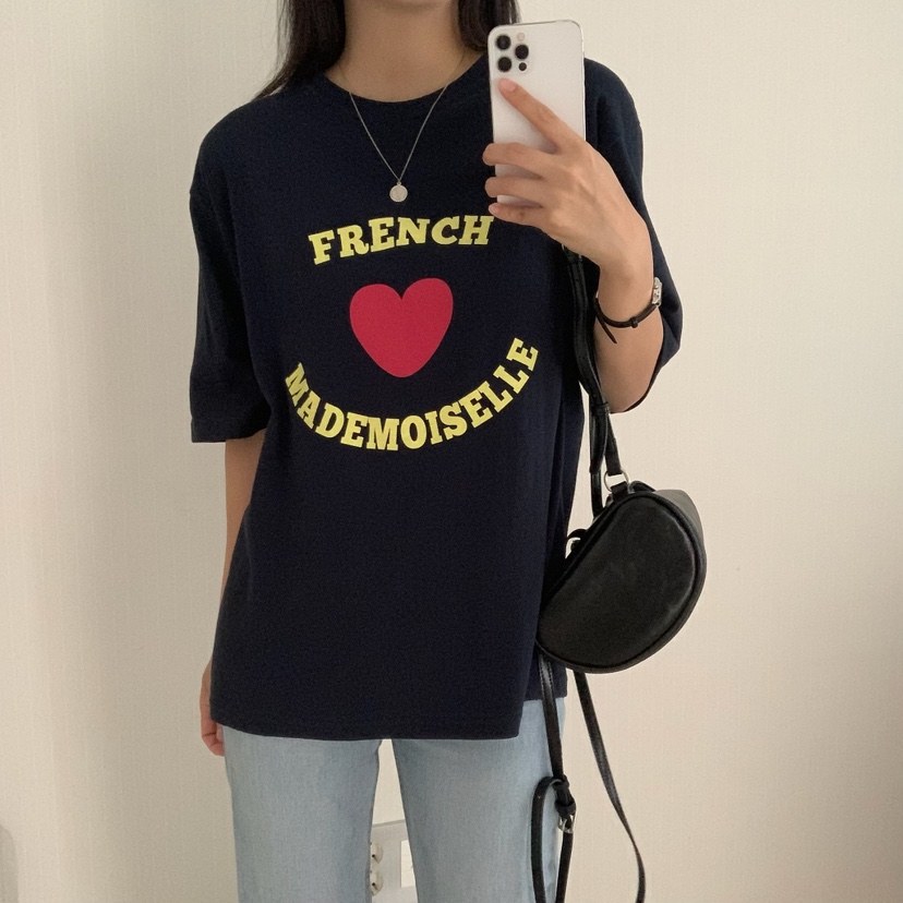 HELLO JINI東大門㊣直郵女士新品時尚休閑人氣熱賣推薦T恤HELLO JINIT恤